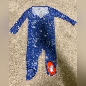 Disney stitch Magnetic Me Blue Printed Island-Theme Footed One-Piece